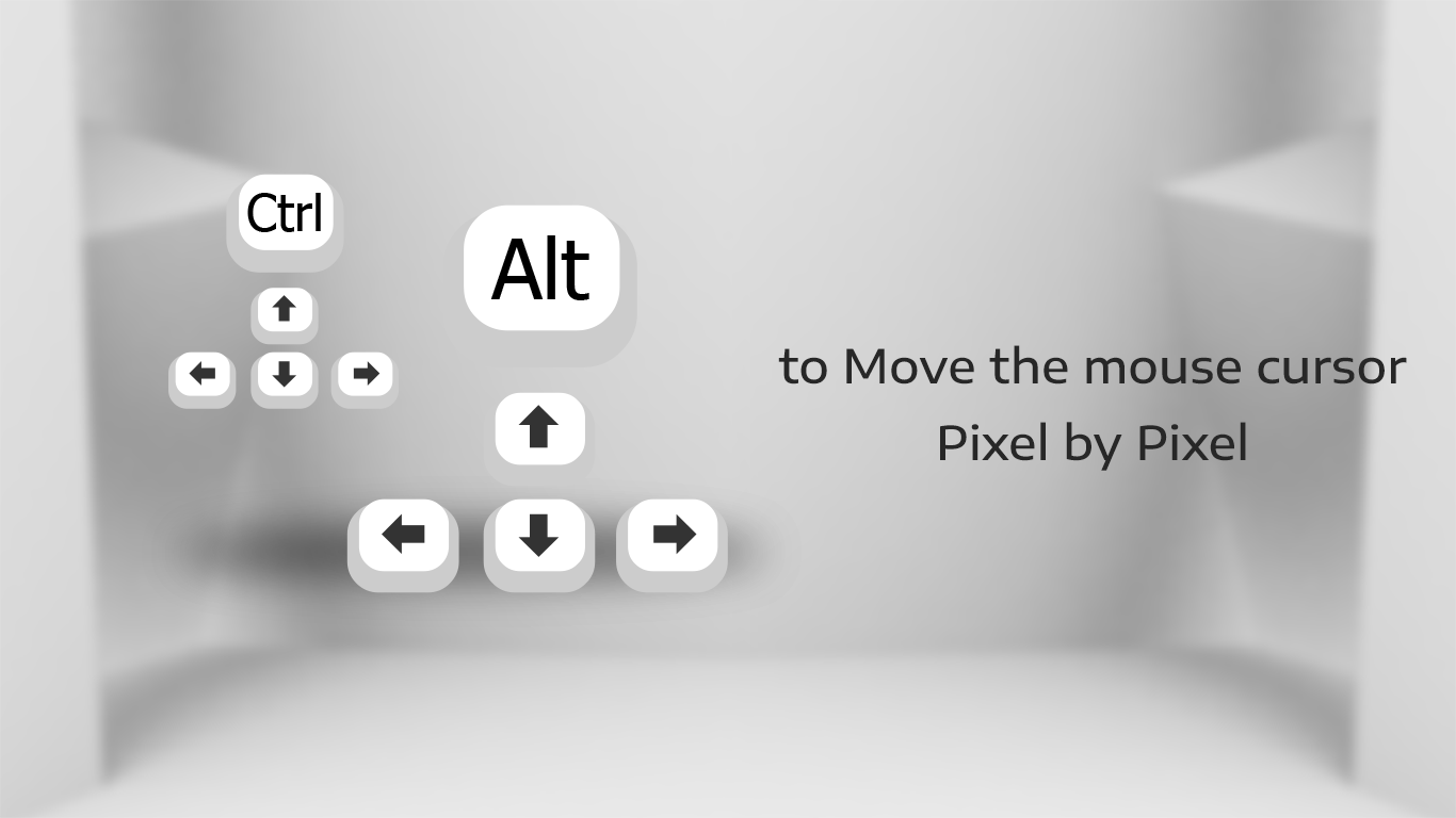 Move the Mouse Cursor Pixel by Pixel - 