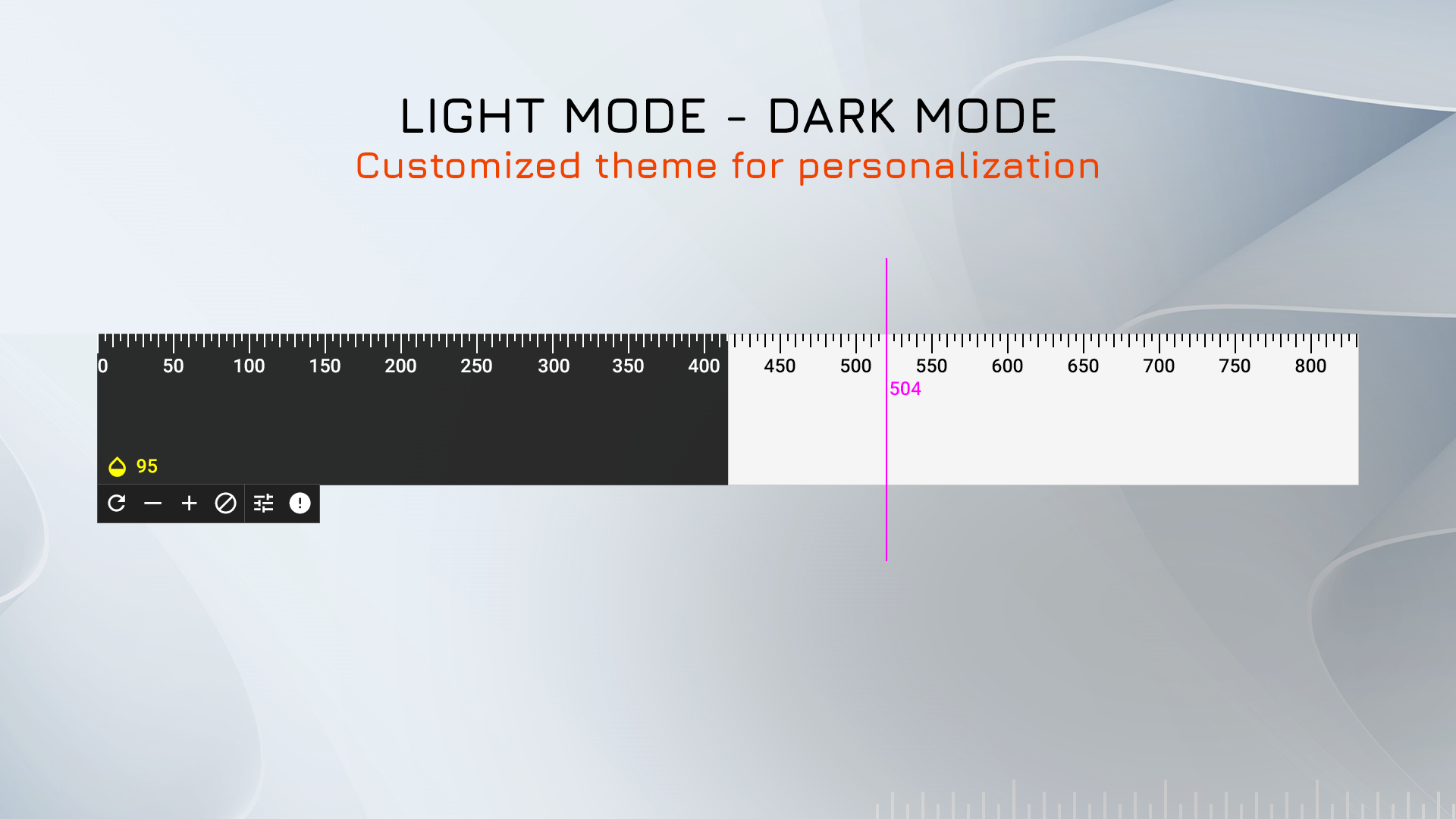 Light Mode - Dark Mode - Customized theme for personalization.