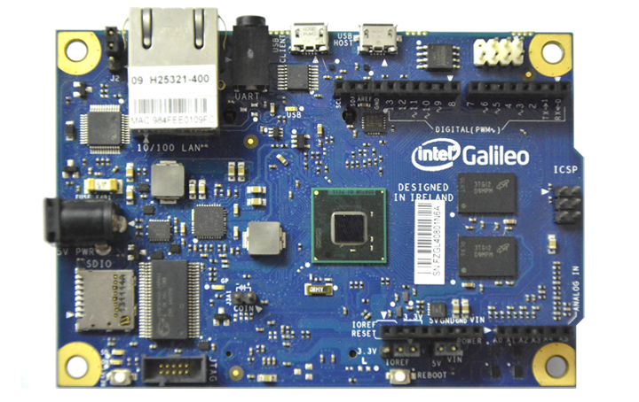 Mặt trước – Intel Galileo
