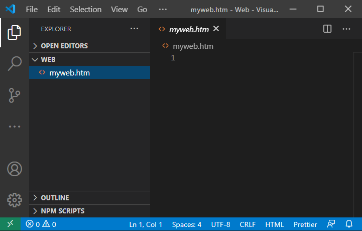 Code web với Visual Studio Code.