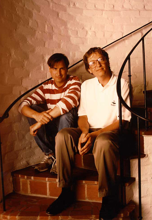 Bill Gates và Steve Jobs