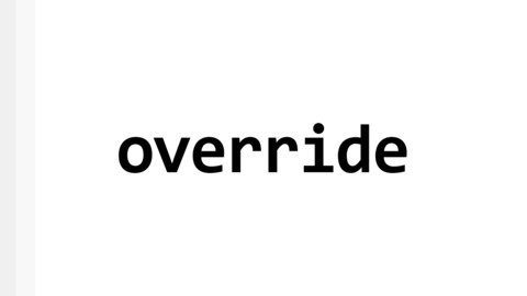 C++11 - OOP - override